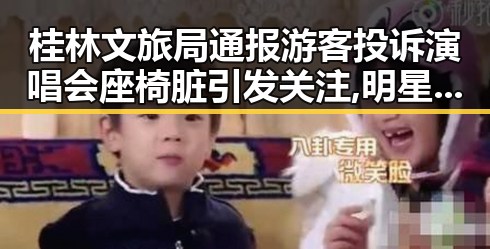 桂林文旅局通报游客投诉演唱会座椅脏引发关注,明星大鲤鱼爆料视频播放背后隐藏的真相